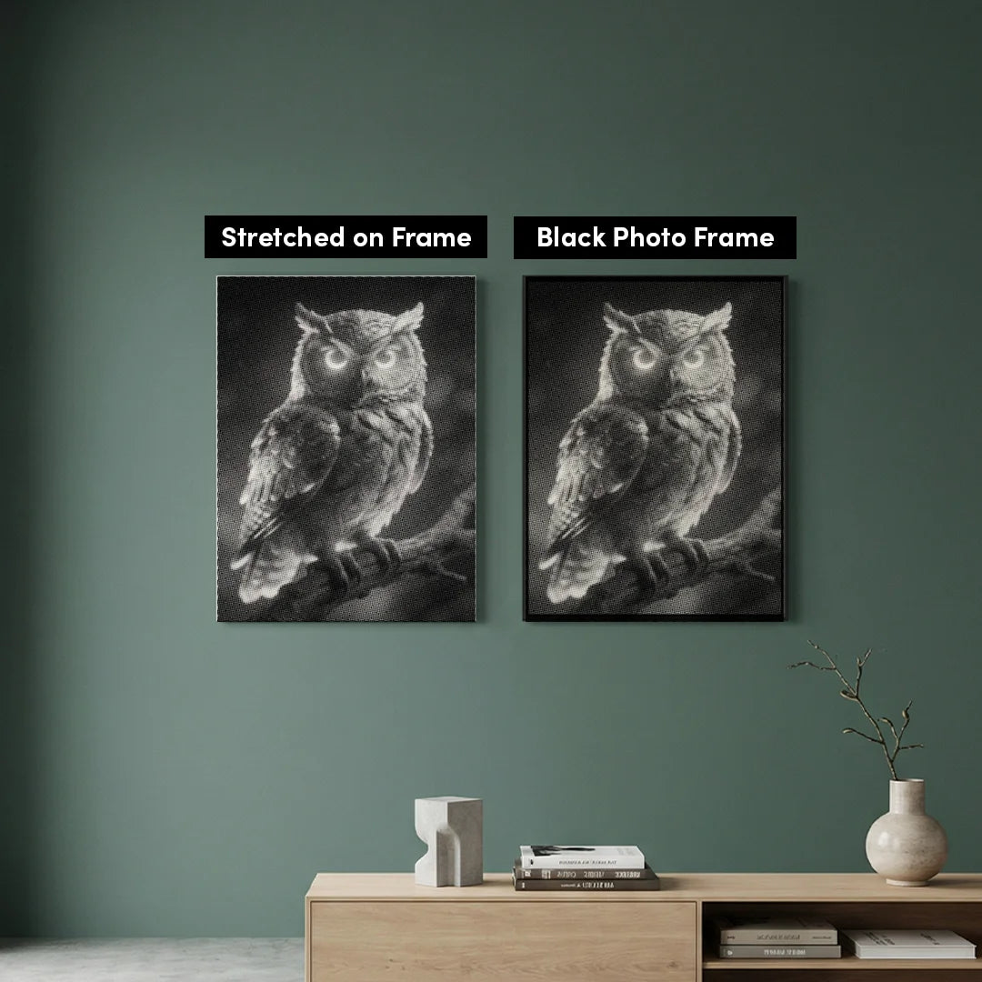 Dot Painting Hibou 2