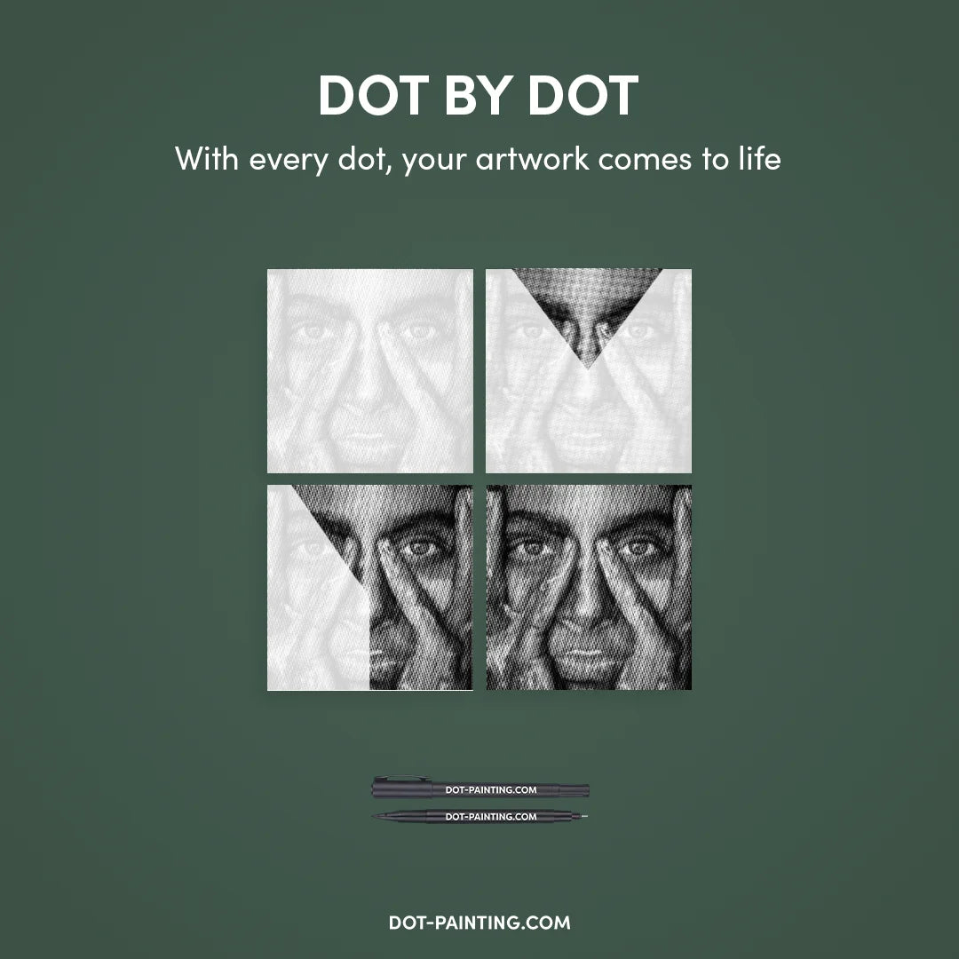 Jouer à la peinture à points Hideaway